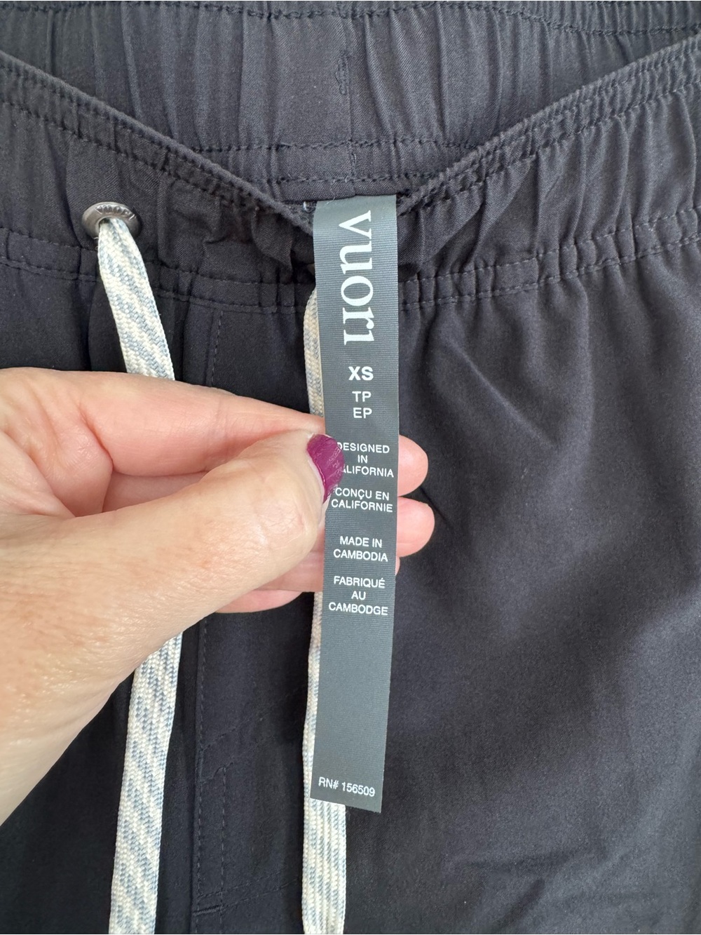Vuori Men’s Kore Lined Shorts Black Athletic Gym Running Shorts XS - Picture 7 of 13